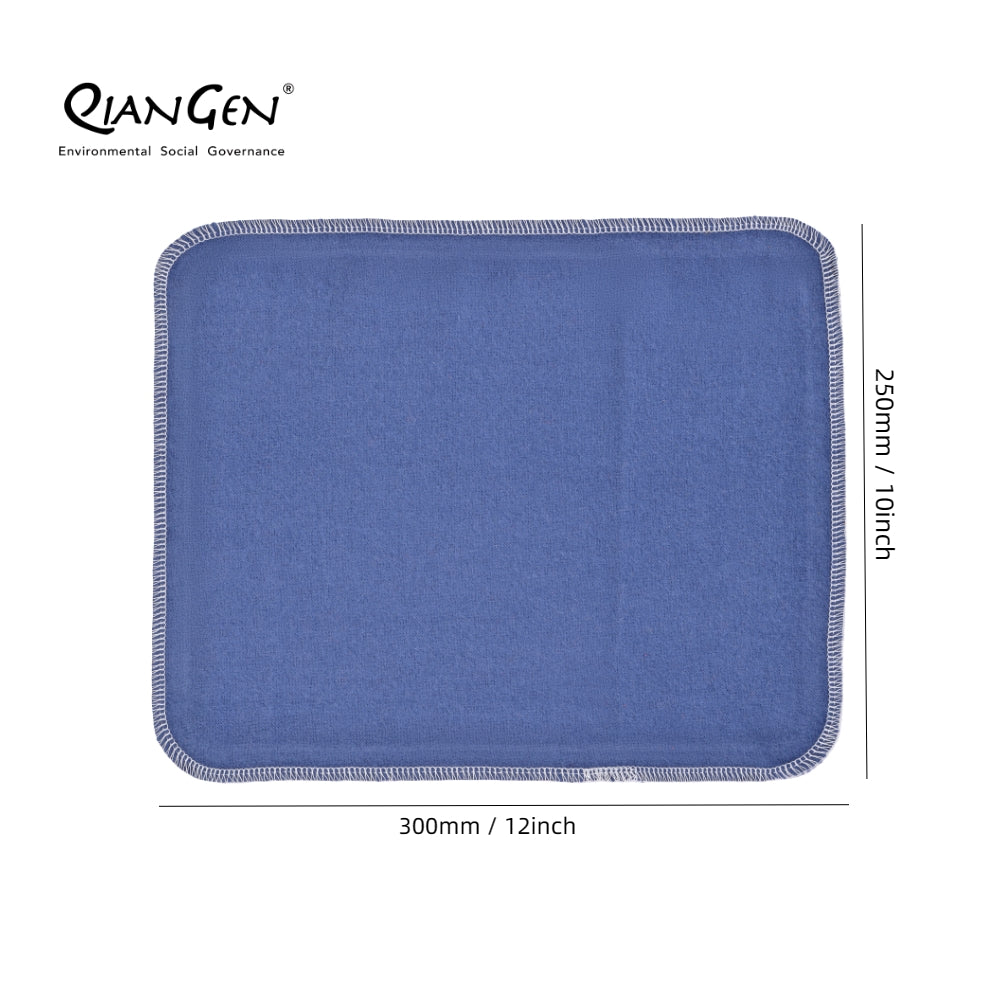 QianGen Eco-Washable Cloth Paper Towels 10 x 12" | Reusable Paper Towels, Absorbent & Soft Unpaper Towels | Zero Waste Paperless Napkins Rolls - 24 count roll