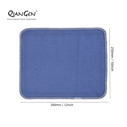 QianGen Eco-Washable Cloth Paper Towels 10 x 12" | Reusable Paper Towels, Absorbent & Soft Unpaper Towels | Zero Waste Paperless Napkins Rolls - 24 count roll