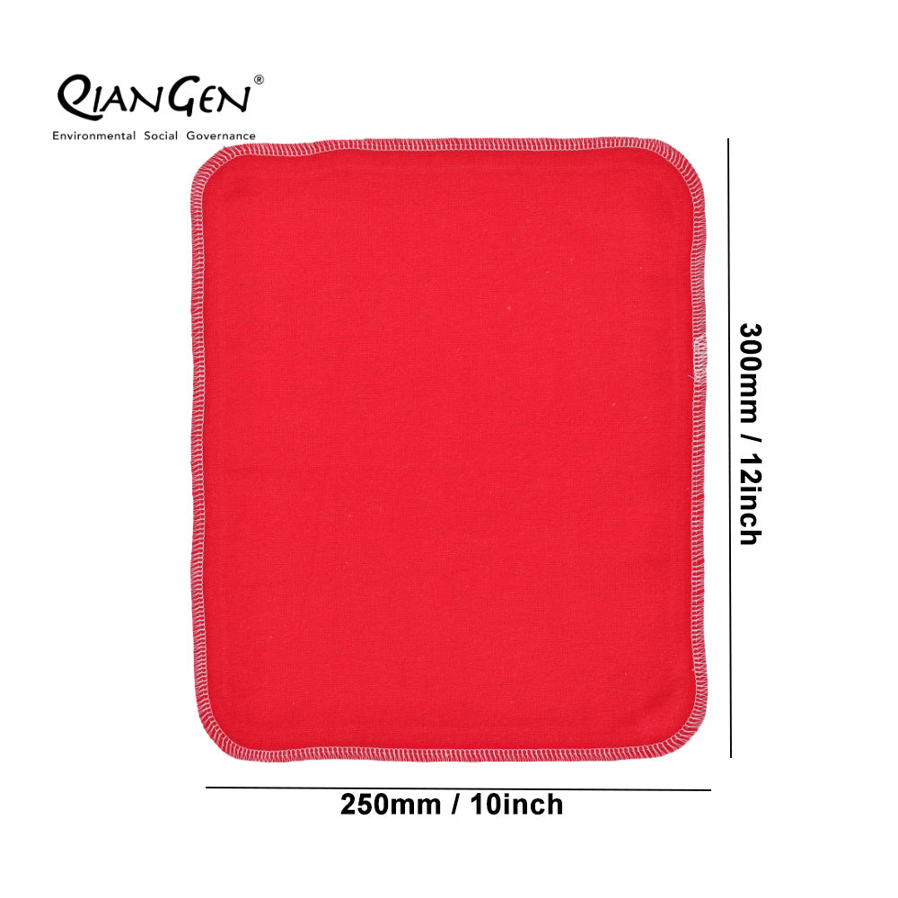 QianGen Eco-Washable Cloth Paper Towels 10 x 12" | Reusable Paper Towels, Absorbent & Soft Unpaper Towels | Zero Waste Paperless Napkins Rolls - 24 count roll