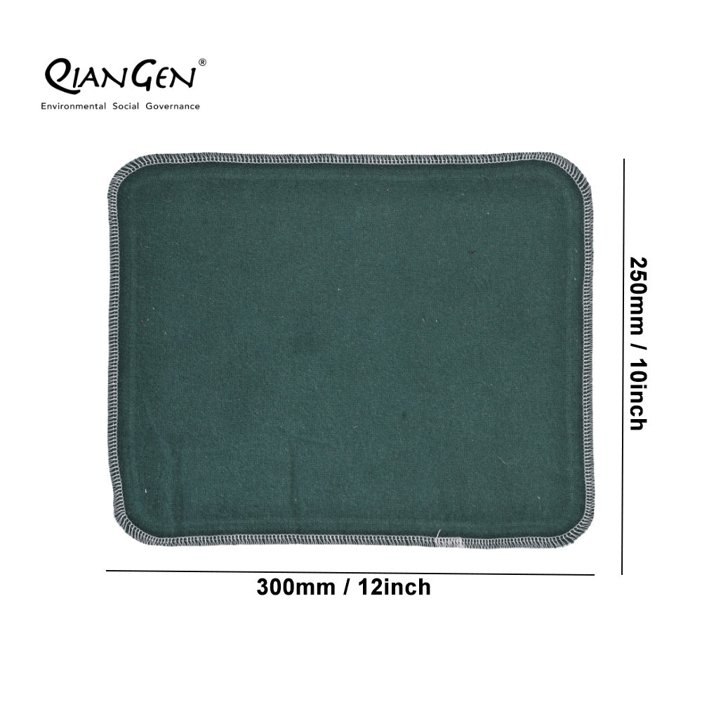 QianGen Eco-Washable Cloth Paper Towels 10 x 12" | Reusable Paper Towels, Absorbent & Soft Unpaper Towels | Zero Waste Paperless Napkins Rolls - 24 count roll