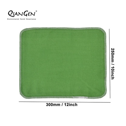 QianGen Eco-Washable Cloth Paper Towels 10 x 12" | Reusable Paper Towels, Absorbent & Soft Unpaper Towels | Zero Waste Paperless Napkins Rolls - 24 count roll