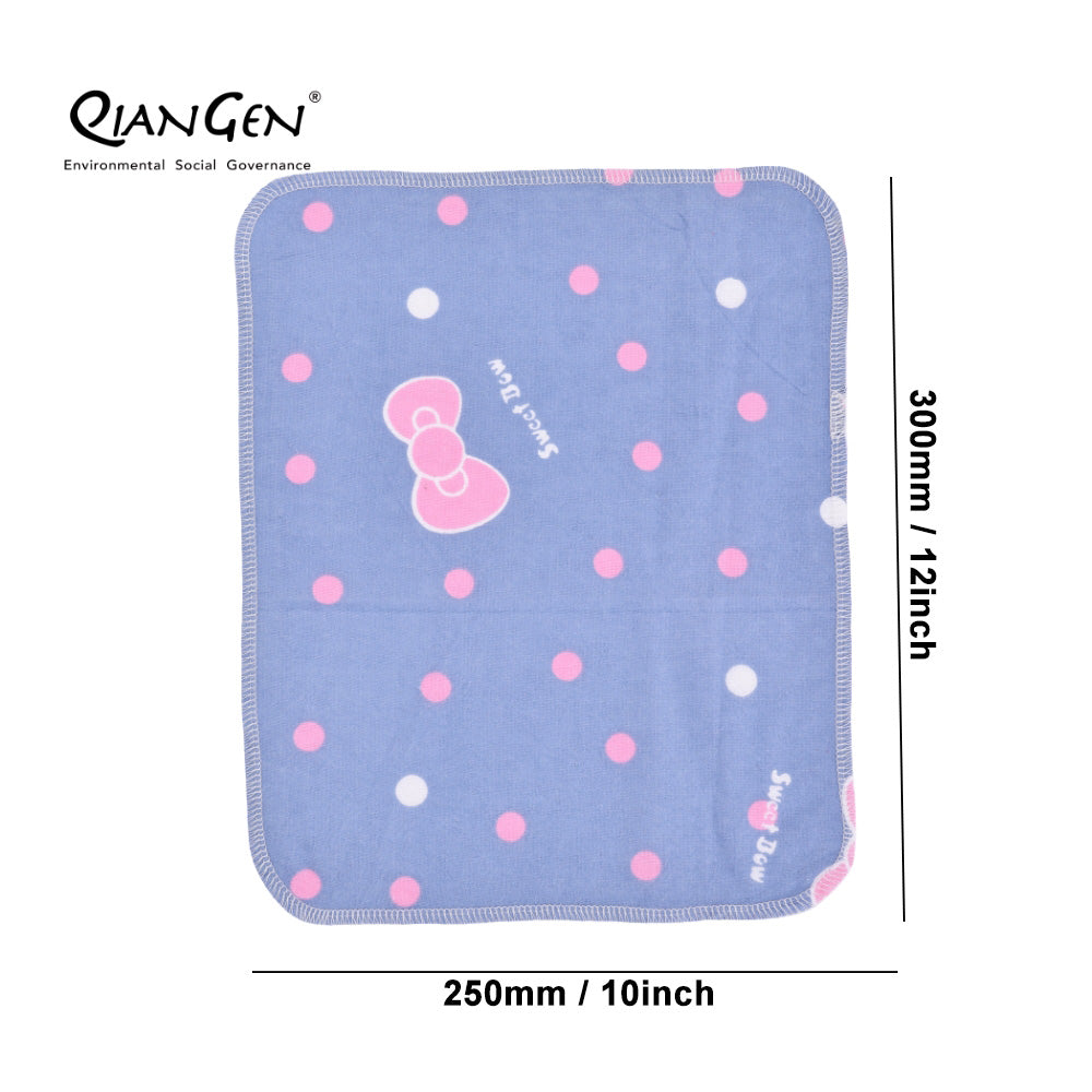 QianGen Eco-Washable Cloth Paper Towels 10 x 12" | Reusable Paper Towels, Absorbent & Soft Unpaper Towels | Zero Waste Paperless Napkins Rolls - 24 count roll