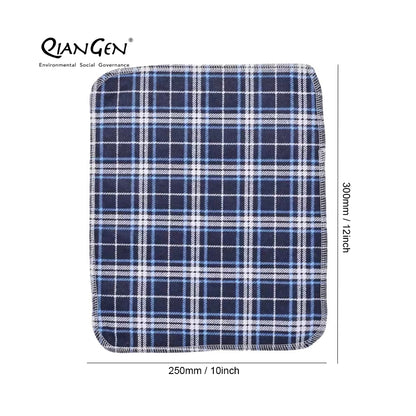 QianGen Eco-Washable Cloth Paper Towels 10 x 12" | Reusable Paper Towels, Absorbent & Soft Unpaper Towels | Zero Waste Paperless Napkins Rolls - 24 count roll