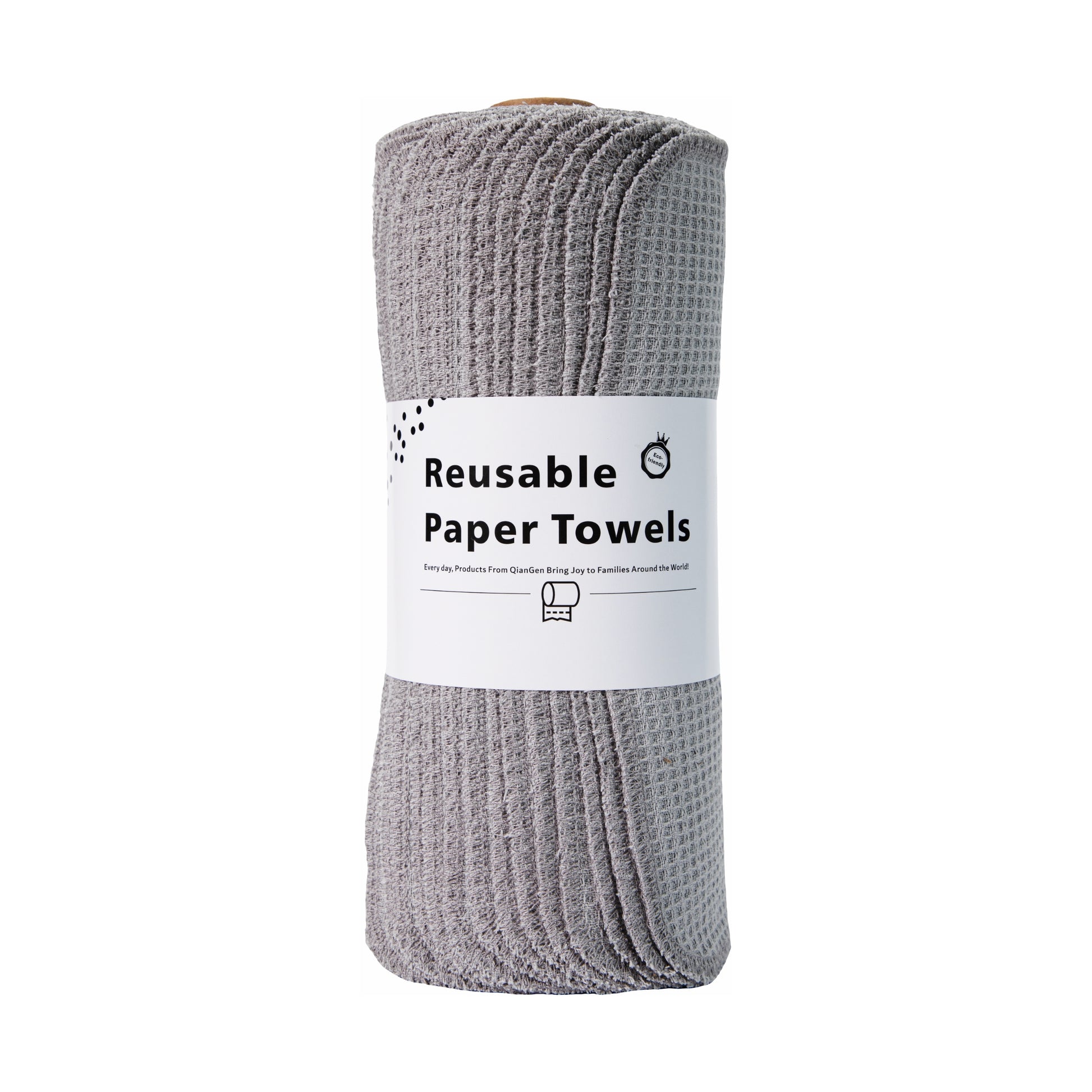 Cool grey modern style unpaper towels on roll