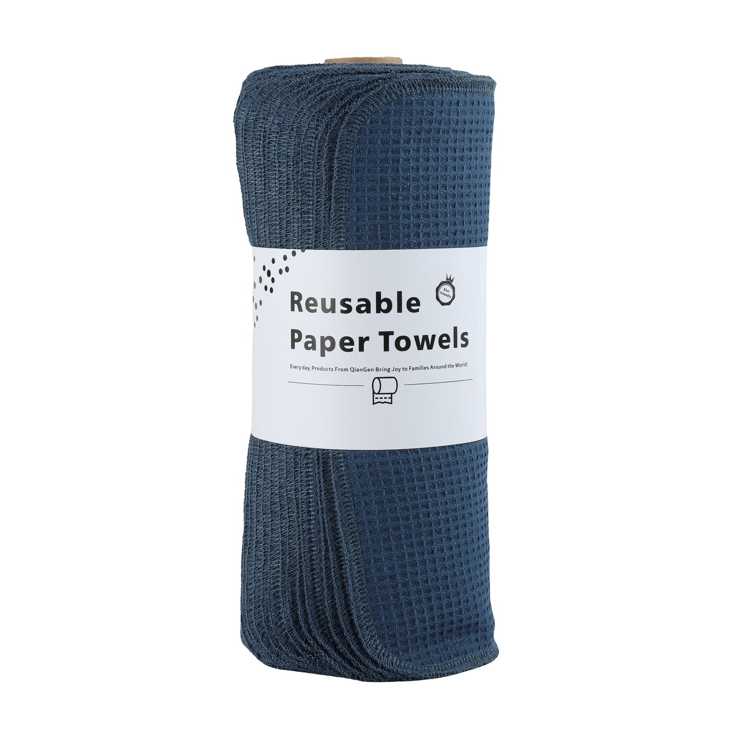 Navy blue classic kitchen roll reusable paper towels