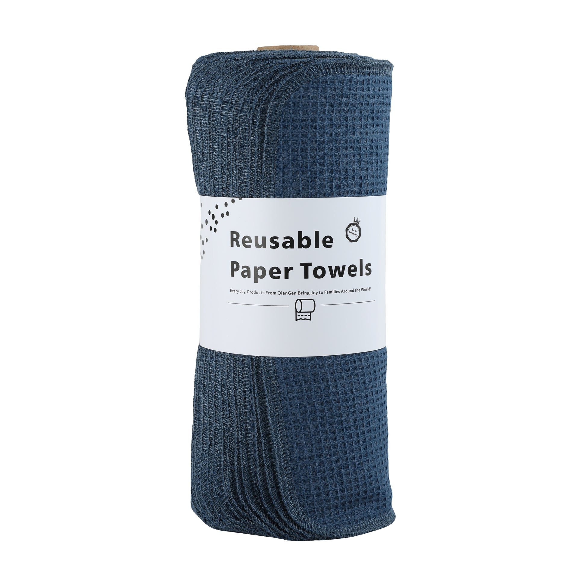 Navy blue classic kitchen roll reusable paper towels